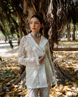 Lace blazer