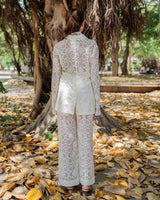 Lace blazer