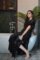 Velvet Sequence Kaftan