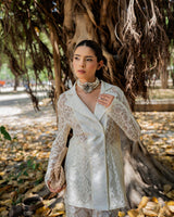 Lace blazer